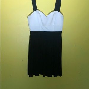Black and white dress